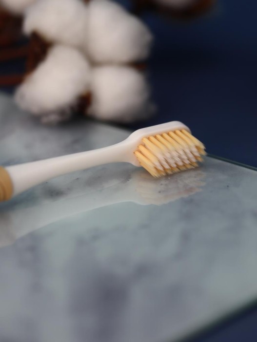 Зубная щётка для взрослых iLikeGift &quot;Capy smile&quot;, beige (21 см) 