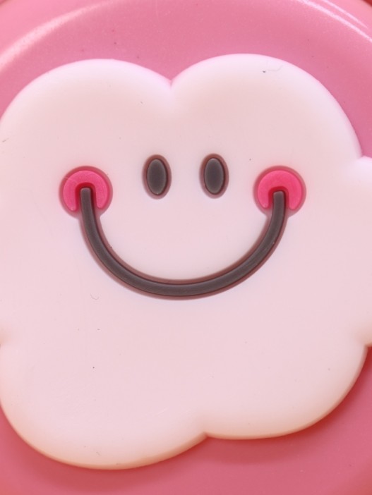 Расческа раскладная с зеркалом  &quot;Smiling cloud folding&quot;, pink 