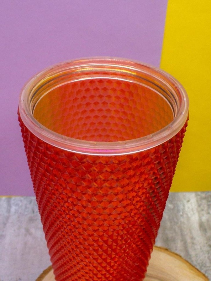 Тамблер "Metallic", red