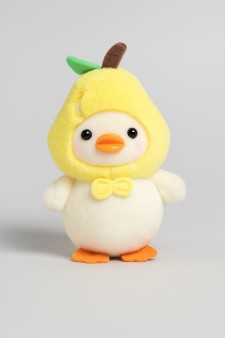 Плюшевый брелок "Bird in a hat", yellow