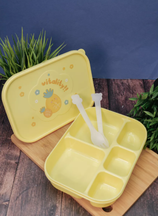 Ланчбокс &quot;Tasty dinner&quot;, yellow 