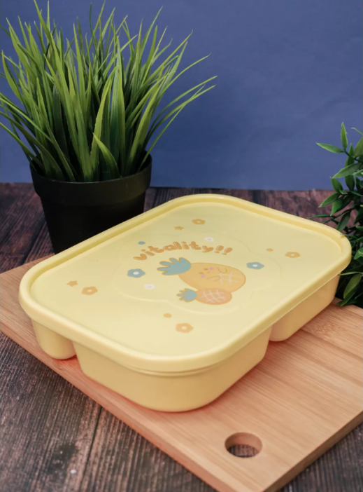 Ланчбокс &quot;Tasty dinner&quot;, yellow 