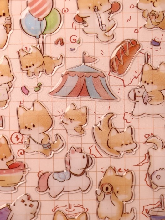 Наклейки &quot;Happy corgi&quot; 