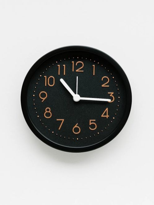 Часы-будильник «Balance line», black 