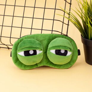 Маска для сна "Frog", green