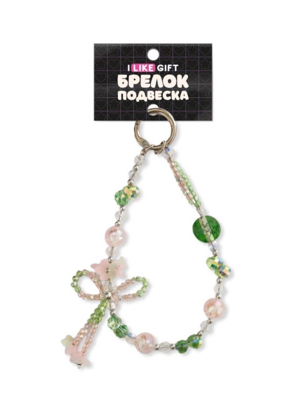 Брелок-подвеска для телефона iLikeGift «Crystal», green 