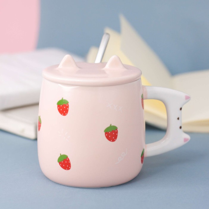 Кружка "Simple pink", (02) (400ml) 