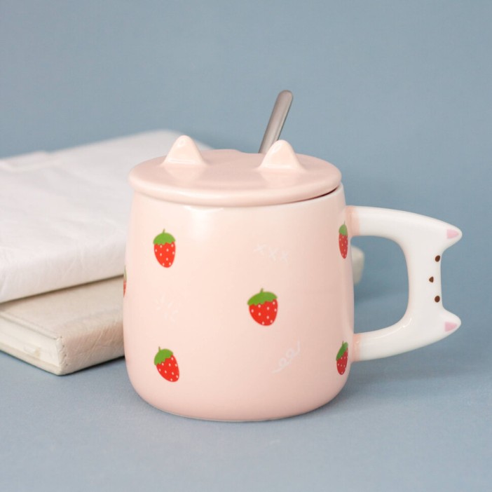 Кружка "Simple pink", (02) (400ml) 