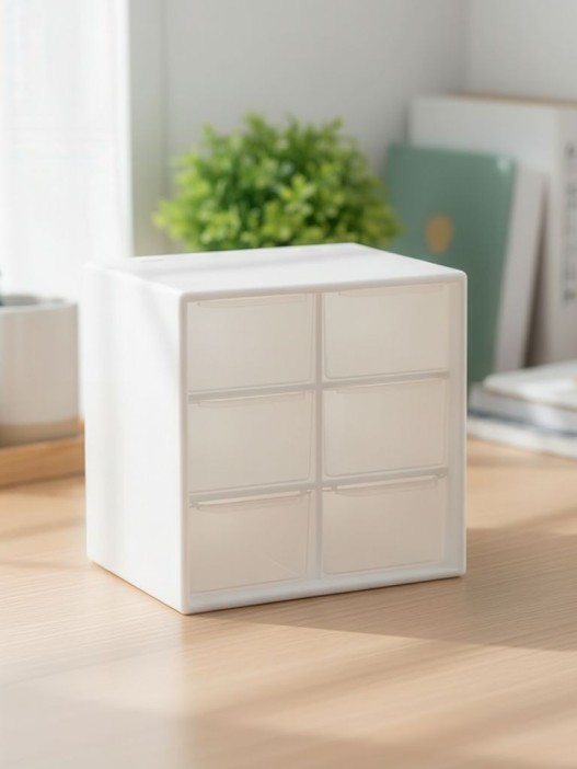 Органайзер настольный "Six cells", white (10*12*12) 