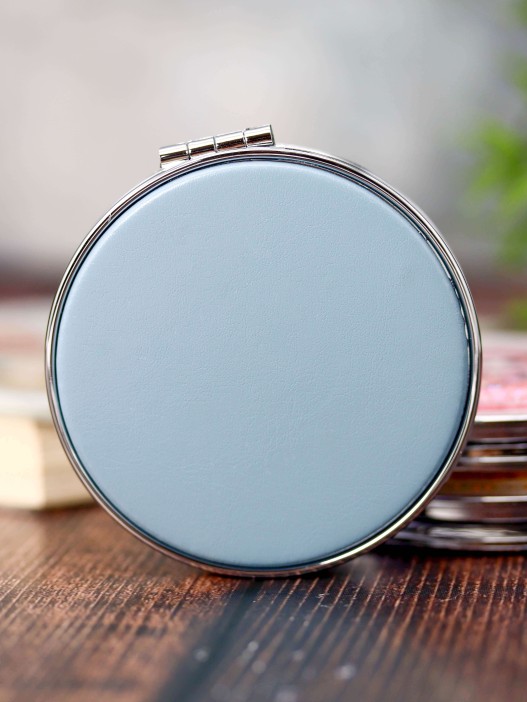 Зеркало-шейкер раскладное &quot;Lucky panda peach&quot;, blue (7*7 см) 