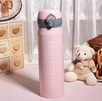 B-HS-6700-Z ТЕРМОС "Enjoy Your Life" pink 500ml 