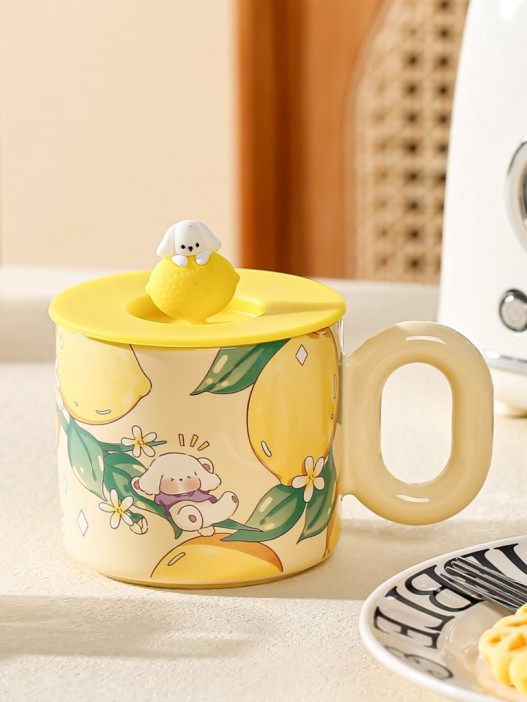 Кружка «Lemon dog», yelllow (350 ml) 