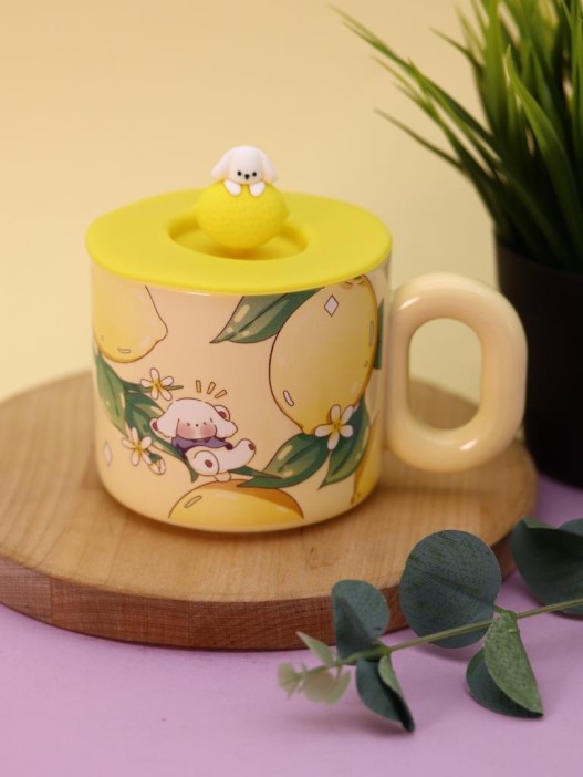 Кружка «Lemon dog», yelllow (350 ml) 
