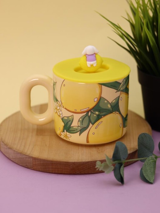 Кружка «Lemon dog», yelllow (350 ml) 