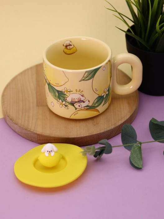 Кружка «Lemon dog», yelllow (350 ml) 