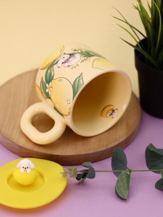 Кружка «Lemon dog», yelllow (350 ml) 