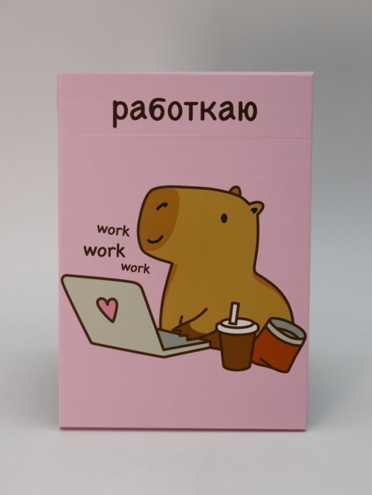 Зеркало настольное GIRLY &quot;Capybara works&quot;, 15*22 см 