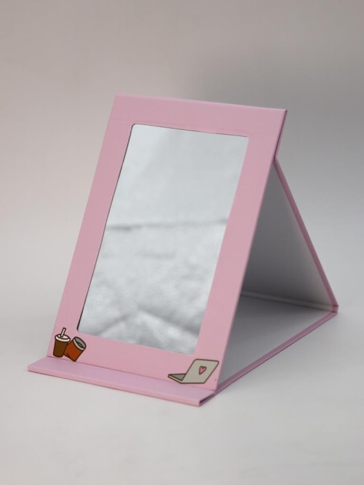 Зеркало настольное GIRLY &quot;Capybara works&quot;, 15*22 см 