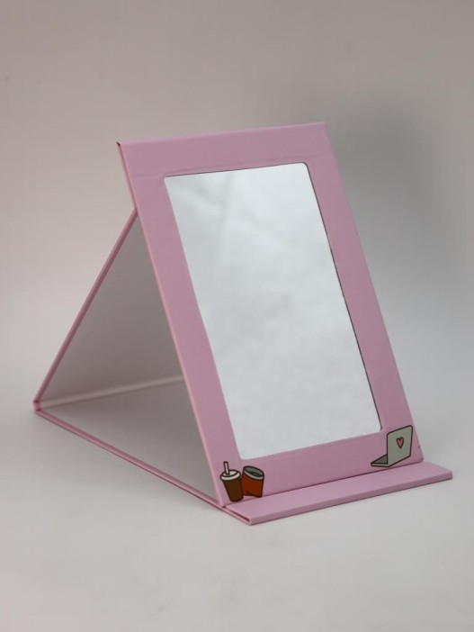 Зеркало настольное GIRLY &quot;Capybara works&quot;, 15*22 см 