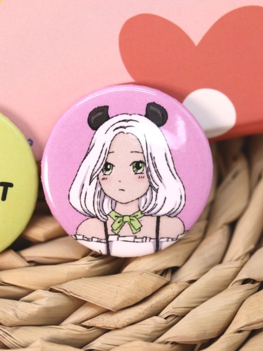 Набор значков Аниме &quot;Perfect panda girl&quot; 