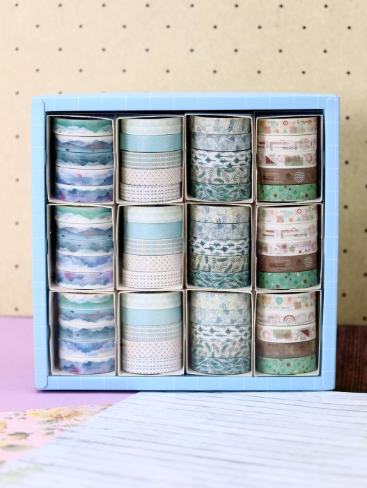 Набор декоративного скотча &quot;Designer prints&quot;, white 