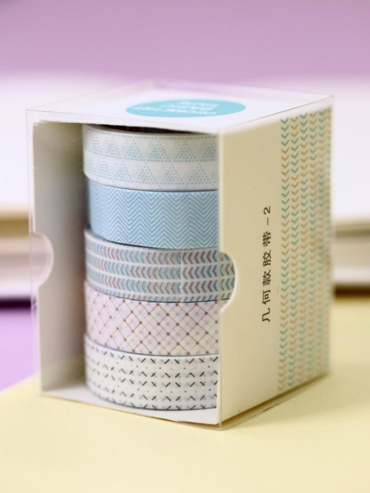 Набор декоративного скотча &quot;Designer prints&quot;, white 