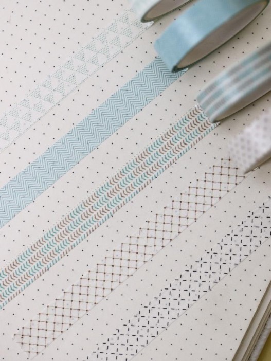 Набор декоративного скотча &quot;Designer prints&quot;, white 