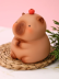 Копилка &quot;Capybara with apple&quot;, 15 см 
