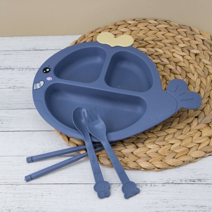 Тарелка &quot;Whale&quot;, blue 