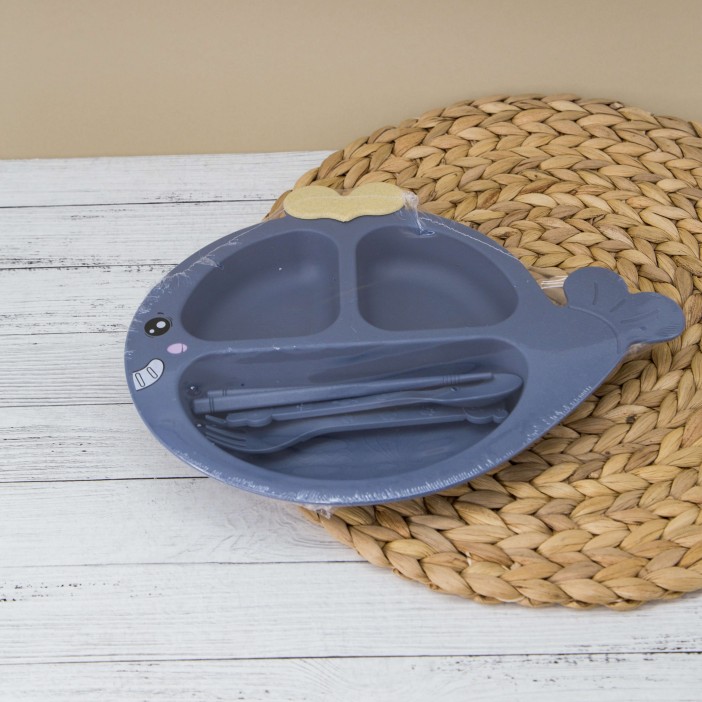 Тарелка &quot;Whale&quot;, blue 