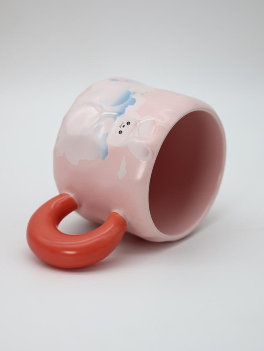 Кружка «Hare in the clouds», orange (450 ml) 