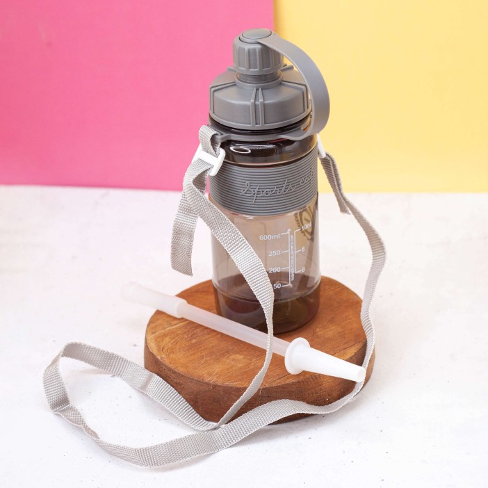 Бутылка "Laurel wreath", gray (600 ml) 