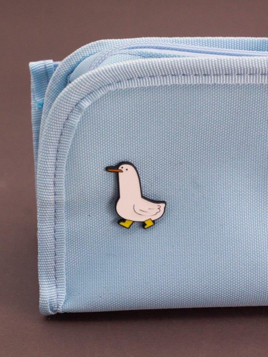 Значок металлический iLikeGift &quot;Goose on a walk&quot; 