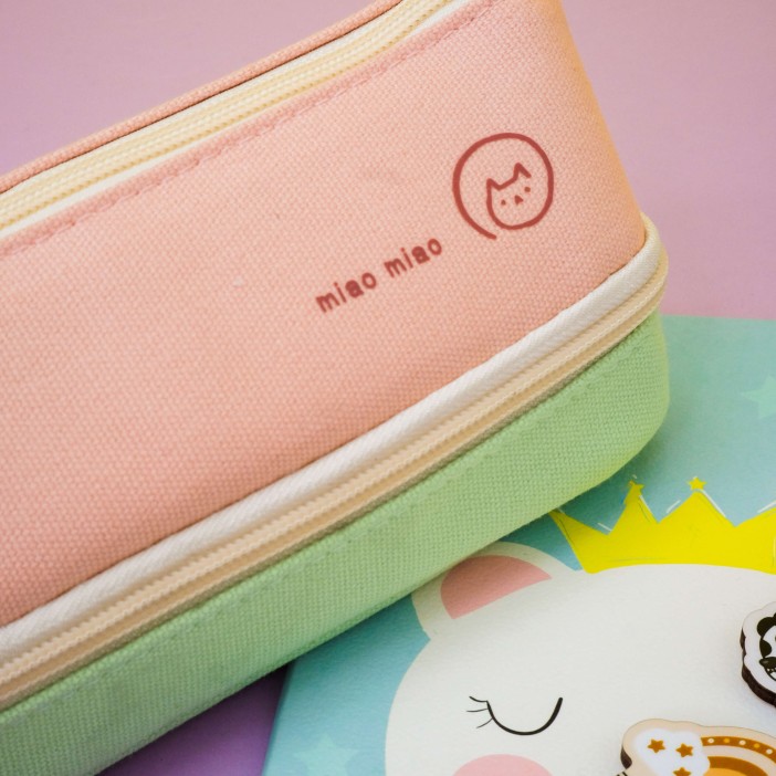 Пенал "Classic locks", pink-green 