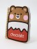 Блокнот на спирали (B6) "Bear chocolate" (13*18) 