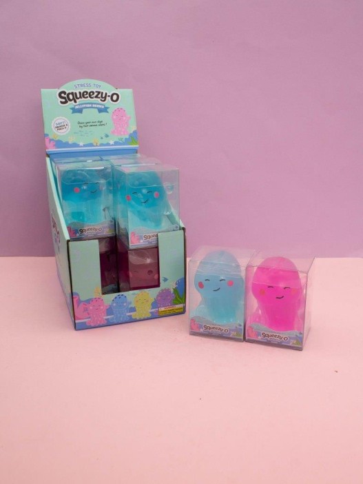 Мялка - антистресс «Cute octopus», шоубокс 12 шт. 