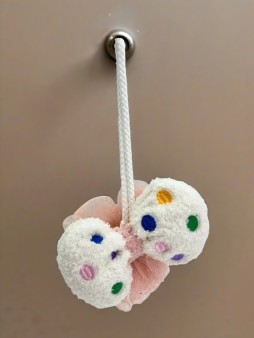 Мочалка - игрушка для душа "Bow candy"