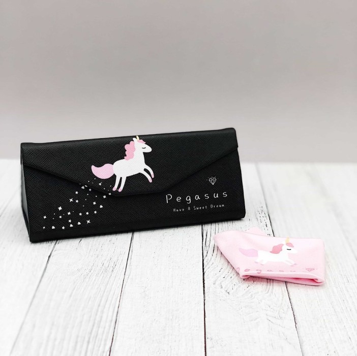 Чехол для очков "Unicorn", black 