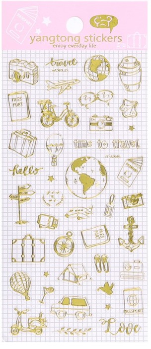 Наклейки &quot;Journey&quot; (23,5*9 см) 