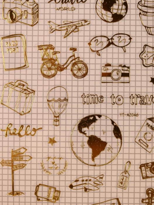 Наклейки &quot;Journey&quot; (23,5*9 см) 