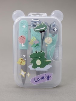 Маникюрный набор "Lovely croc", blue
