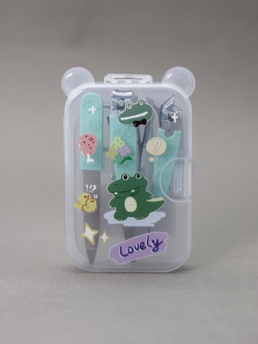 Маникюрный набор &quot;Lovely croc&quot;, blue 