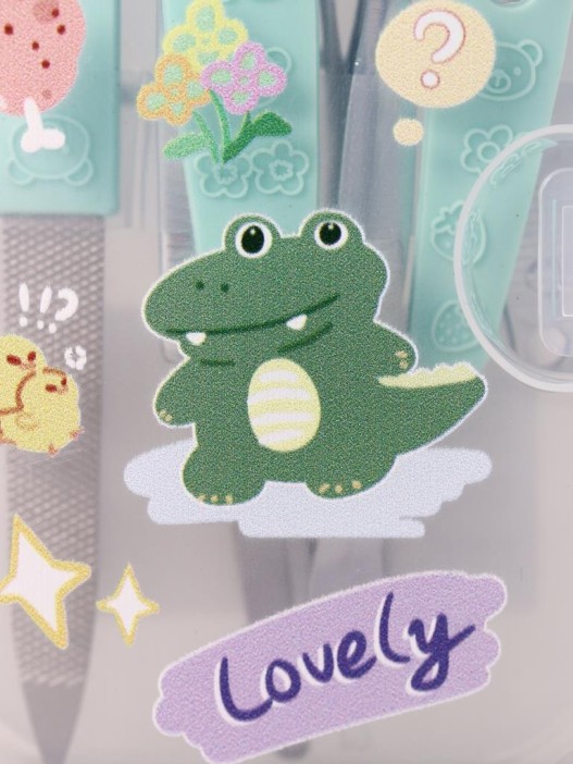Маникюрный набор &quot;Lovely croc&quot;, blue 