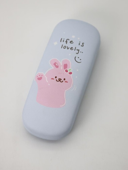 Чехол для очков &quot;Life is lovely&quot;, blue 