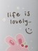 Чехол для очков &quot;Life is lovely&quot;, blue 