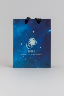 Пакет подарочный «Love&amp;Space», brieght future (18*23*11)