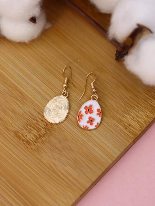 Серьги GIRLY "Orange flower" 