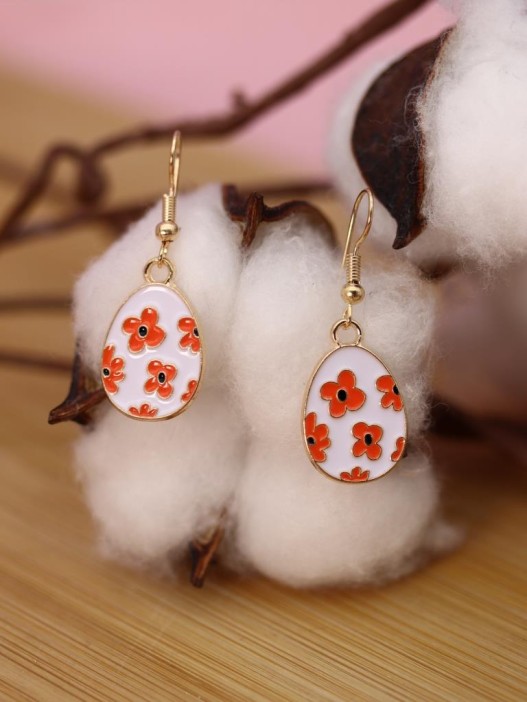 Серьги GIRLY "Orange flower" 