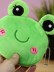 Кошелёк плюшевый &quot;Green frog&quot;, green (10*11 см) 
