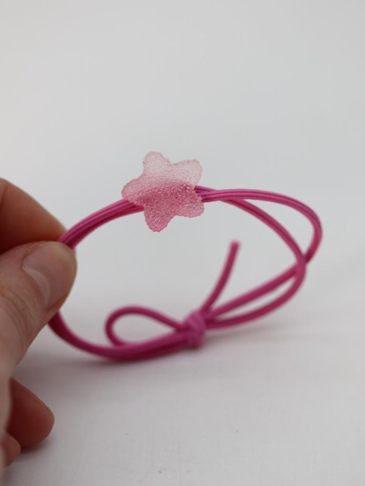 Резинка для волос GIRLY "Star", pink 